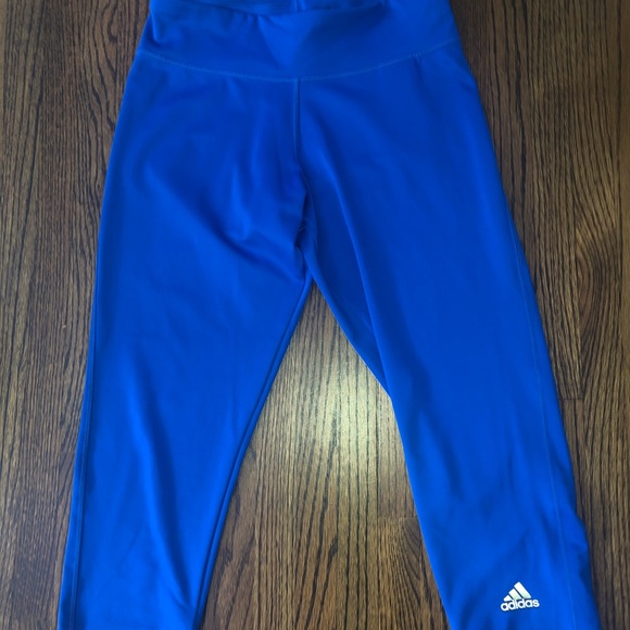 Blue Adidas Workout leggings - Picture 1 of 4